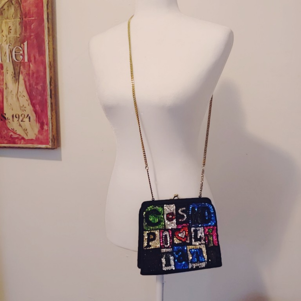 Vintage sequins evening purse * So UniQue!